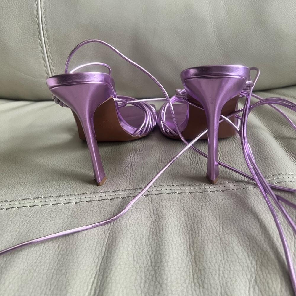 ASOS Strappy Tie Leg Sandals - Picture 8 of 9